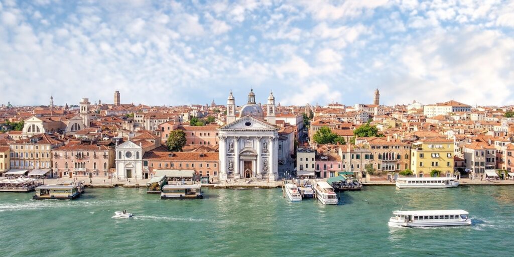 Vue aérienne de Venise - Les Escapades à Venise