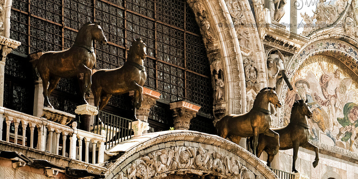 Basilique Saint-Marc quadrige - Les Escapades à Venise