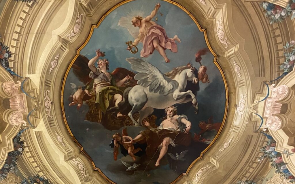 Peinture du Ca'Pesaro - Les Escapades à Venise