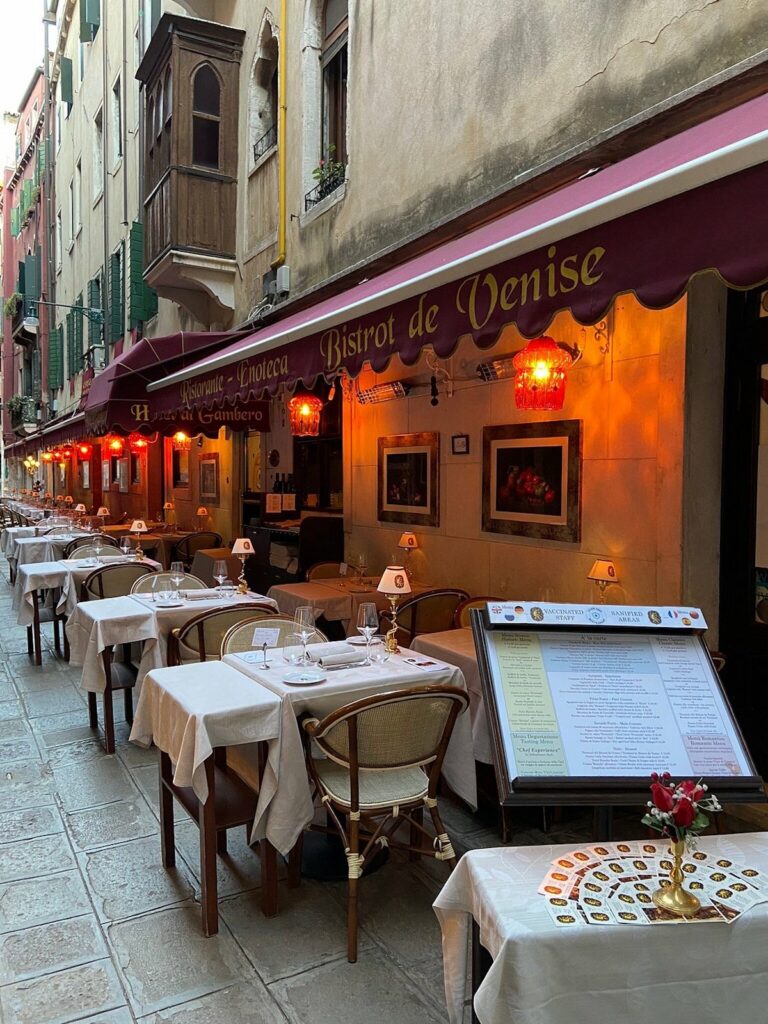 Le Bistrot de Venise - Les Escapades à Venise