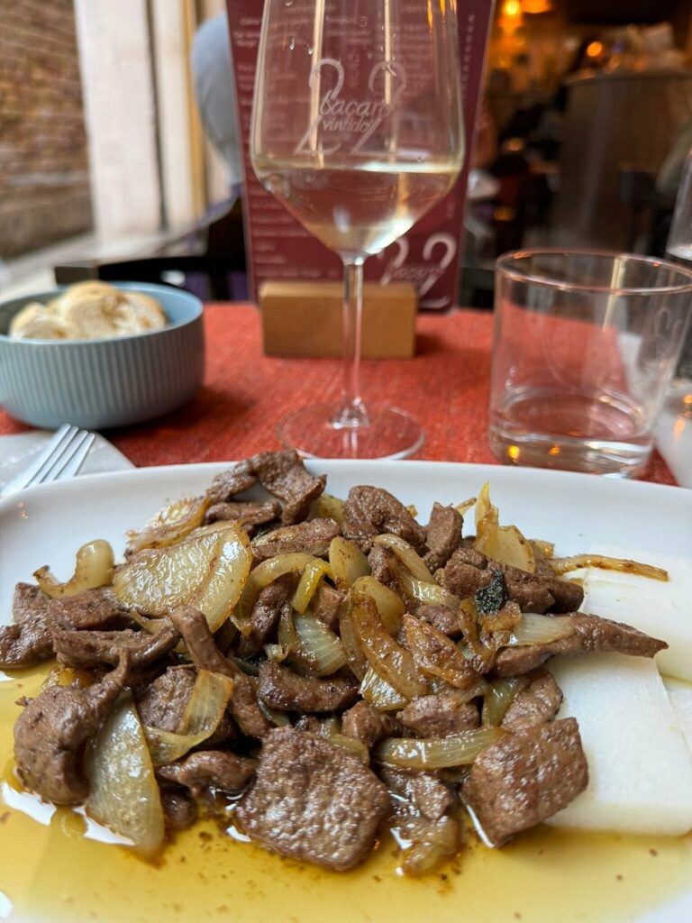 Restaurant Bacaro Vintido - Les Escapades à Venise